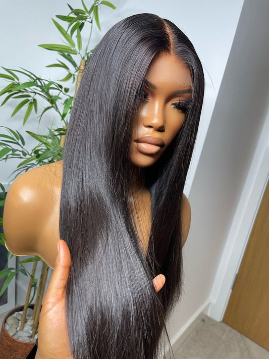 Straight HD Film Lace Frontal Wig